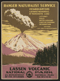 Lassen Volcanic National Park, 1938 WPA poster