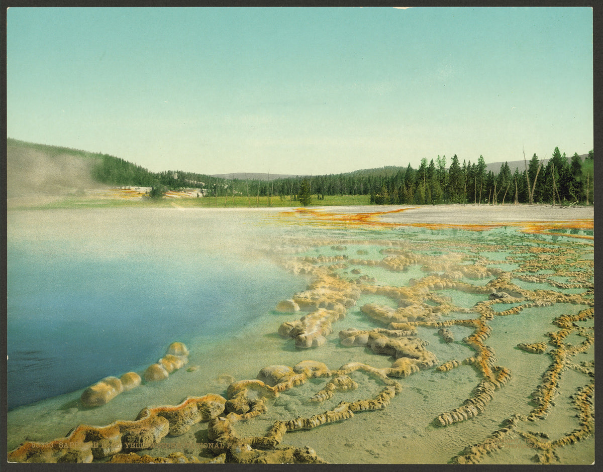 Sapphire Pool, Yellowstone (Photochrom, c.1902)