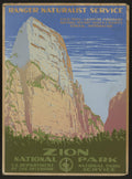 Zion National Park, 1938 WPA poster