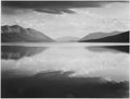 Evening, McDonald Lake, Glacier (Ansel Adams, 1941–42)