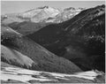 Long's Peak, Rocky Mountain National Park (Ansel Adams, 1941–42)
