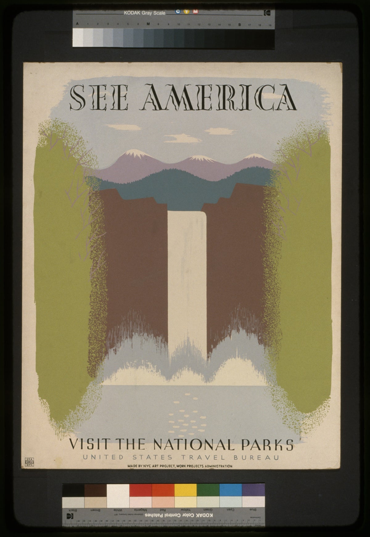 See America: Visit the National Parks, 1940 poster