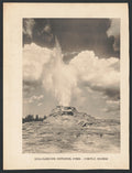 Castle Geyser cone, Yellowstone, early photograph