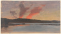 Sunset Near Bar Harbor, Maine (Frederic Church, 1854–62)