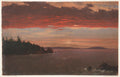 Schoodic Peninsula from Mount Desert at Sunrise (Frederic Church, 1850–51)