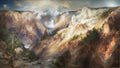 The Grand Canyon of the Yellowstone (Thomas Moran, 1893–1901)