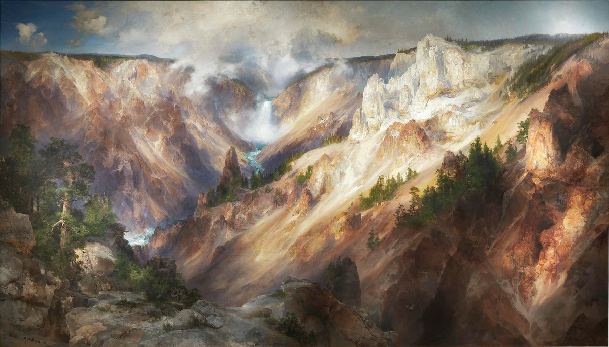 The Grand Canyon of the Yellowstone (Thomas Moran, 1893–1901)