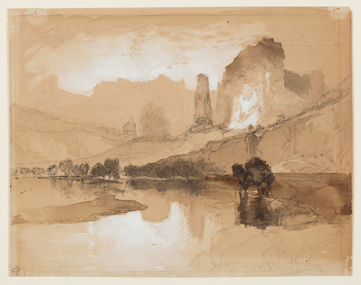 Yellowstone Below the Falls (Thomas Moran)
