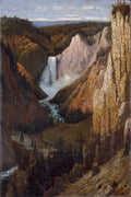 View of the Lower Falls, Yellowstone (Grafton Tyler Brown, 1890)