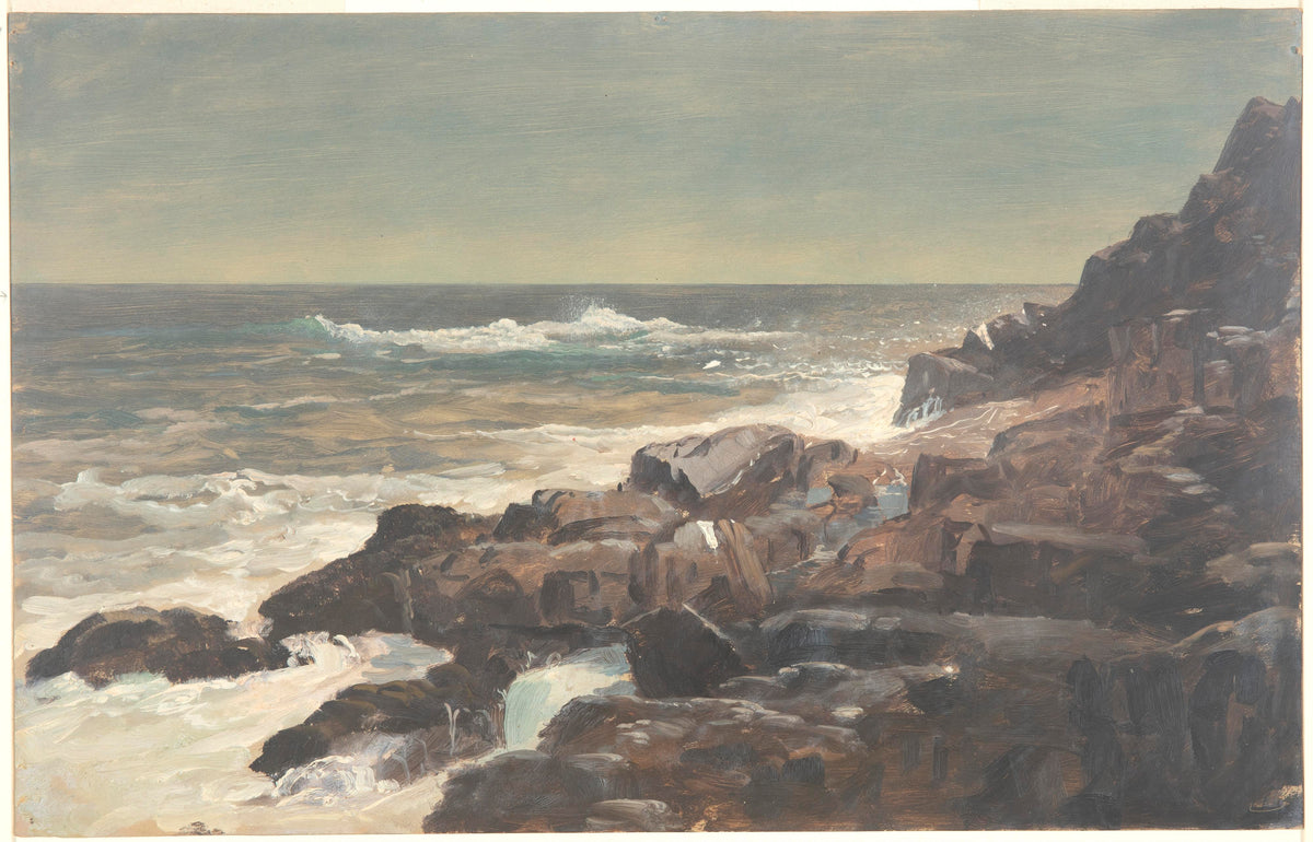 Near Otter Cliffs, Mount Desert Island (Frederic Church, 1860–62)