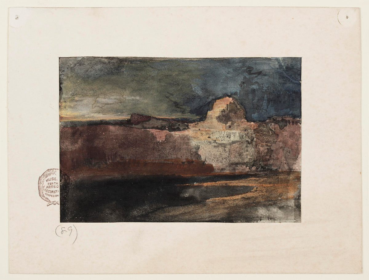 Grand Canyon in Stormy Weather (Thomas Moran, c.1908)
