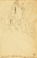 Turreted Peaks in Yellowstone Canyon (Thomas Moran, 1892)