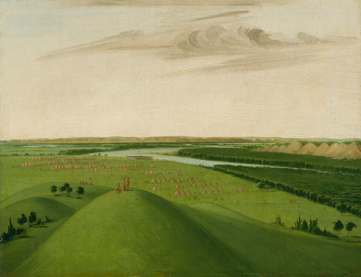 Fort Union, Mouth of the Yellowstone (George Catlin, 1832)