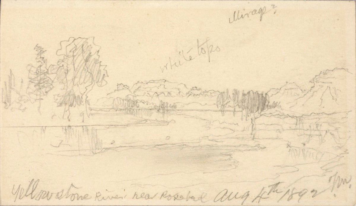 Yellowstone River near Rosebud (Thomas Moran, 1892)