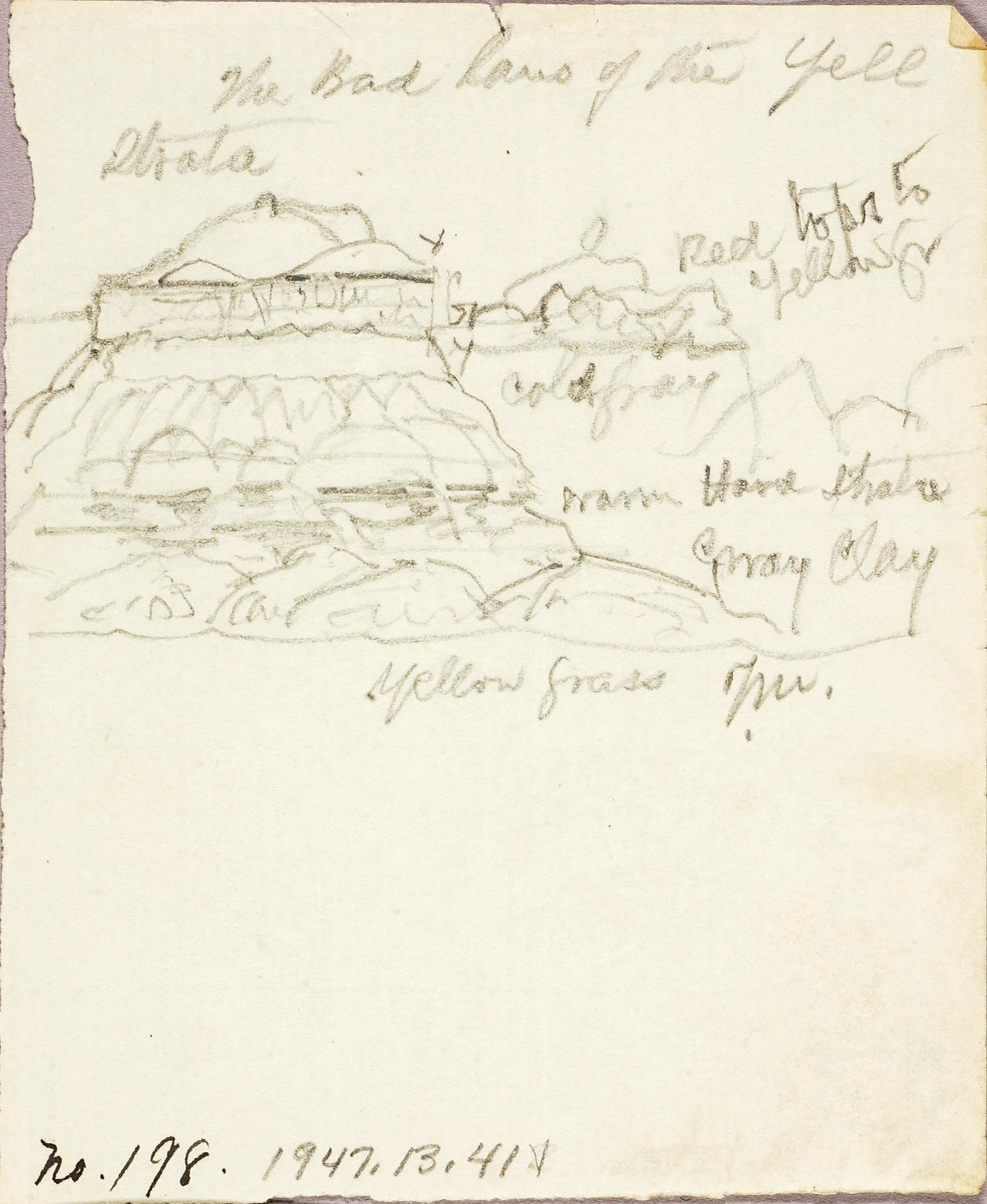 Bad Lands of the Yellowstone No. 2 (Thomas Moran, 1892)