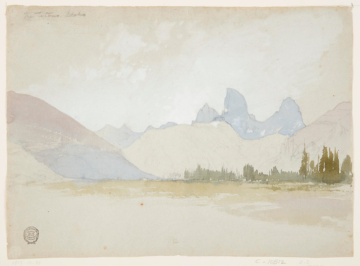 The Tetons, Idaho (Thomas Moran, 1879)