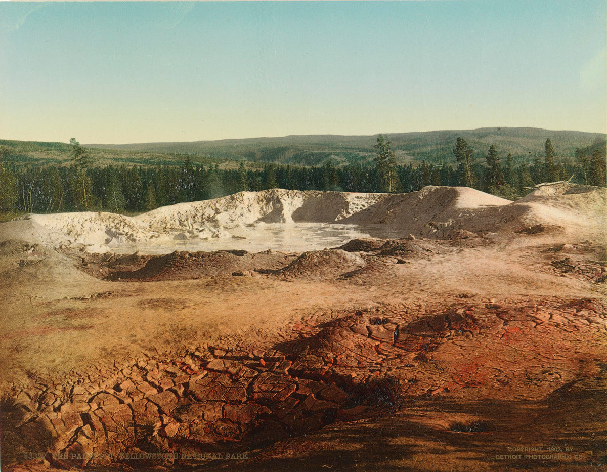 The Paint Pot, Yellowstone No. 2 (Photochrom, 1902)
