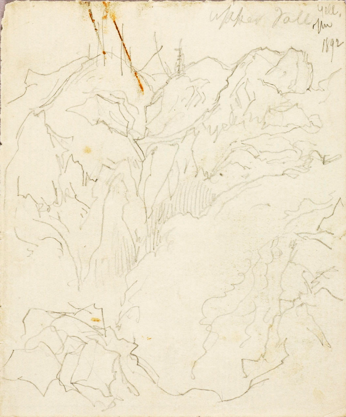 Upper Falls, Yellowstone (Thomas Moran, 1892)