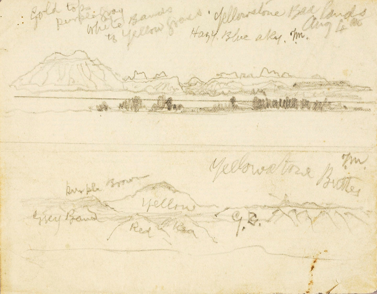 Yellowstone Bad Lands and Buttes (Thomas Moran, 1892)