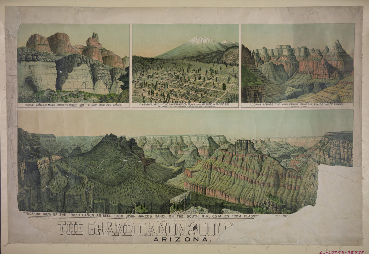 Grand Canon of the Colorado, 19th-century print