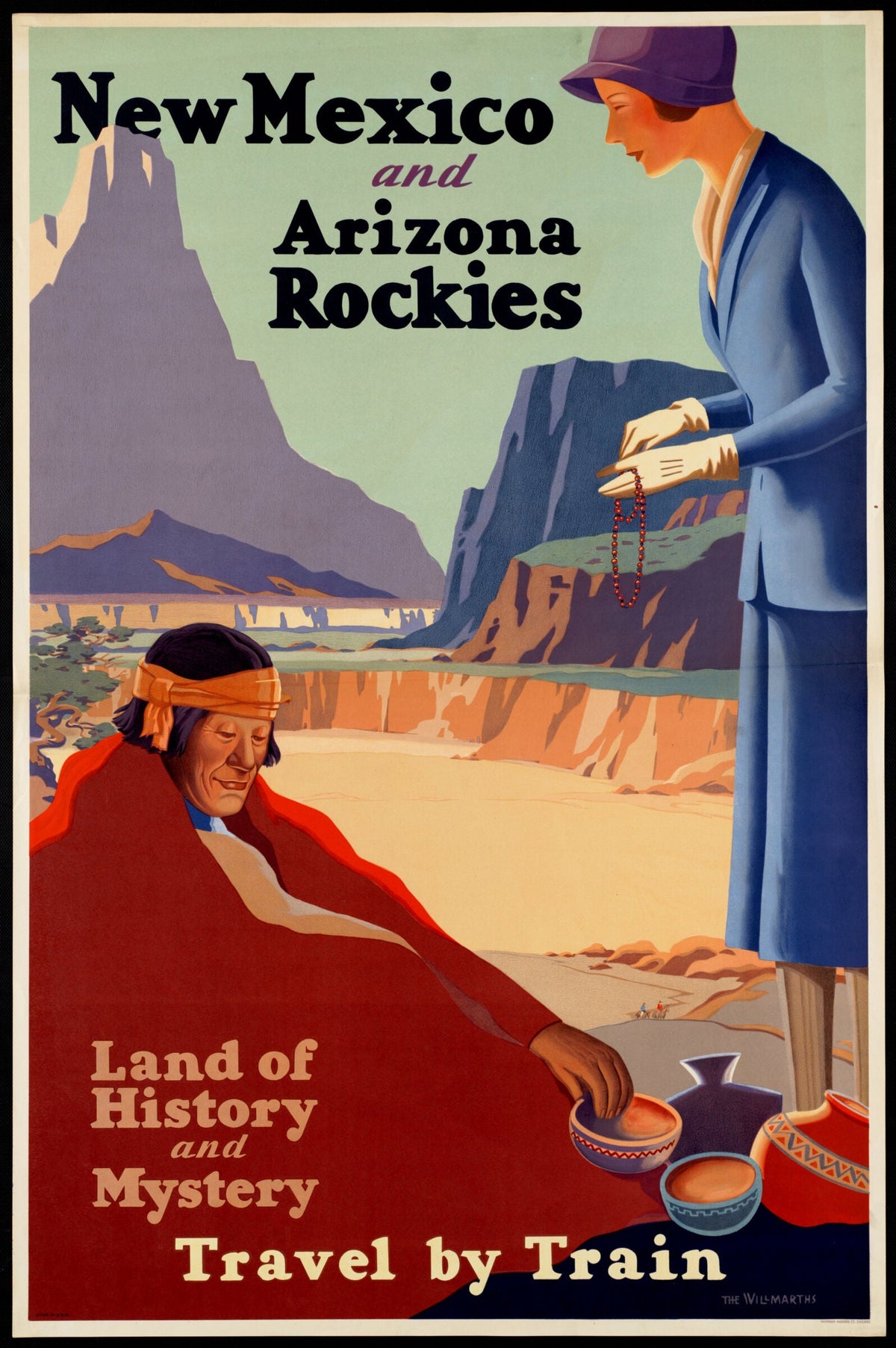 New Mexico and Arizona: Travel by Train (1930s)