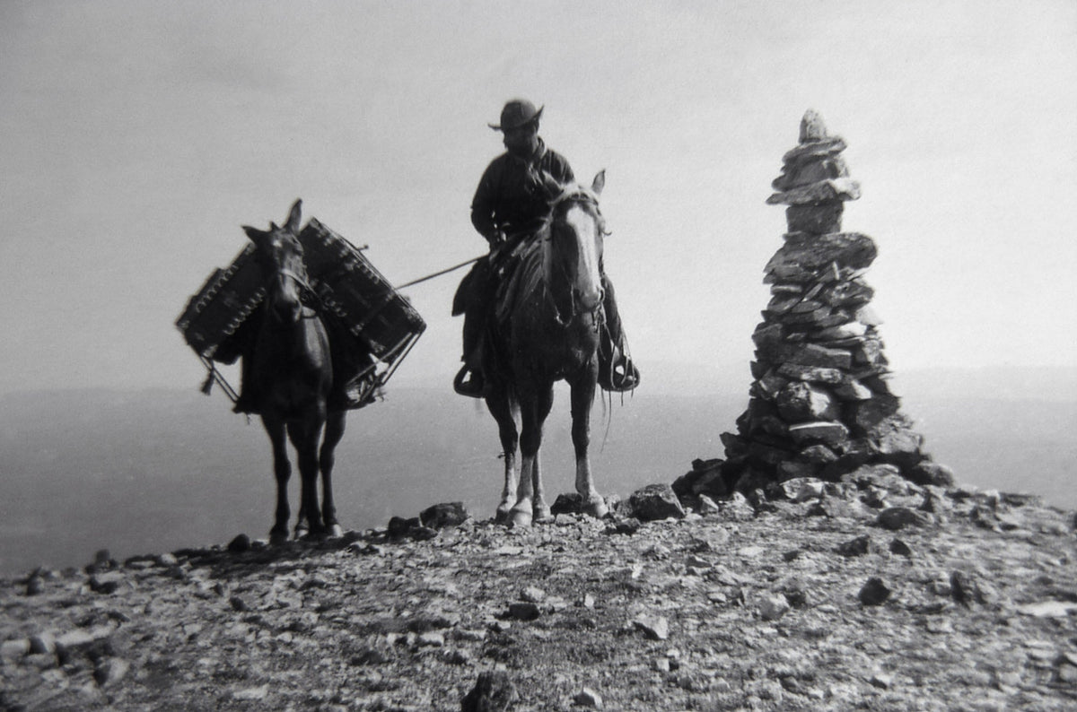 W. H. Jackson on Mount Washburn, Yellowstone (1870s)